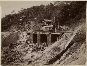 Uden titel (Jernbanekonstruktion) (s/h foto) af William Henry Fox Talbot