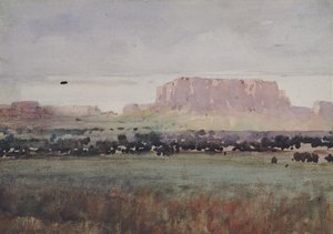 I Plateau Country, Colorado, 1931. af William Henry Holmes