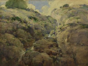 Mountain Gorge, Colorado, 1923.