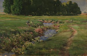 Den pludrende bæk