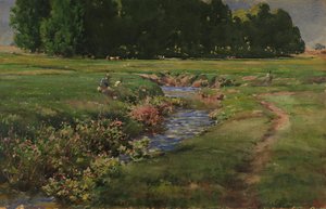 The Babbling Brook, n.d. af William Henry Holmes
