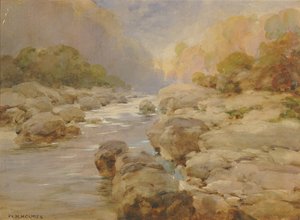 Umodificeret Rock Creek, omkring 1910. af William Henry Holmes