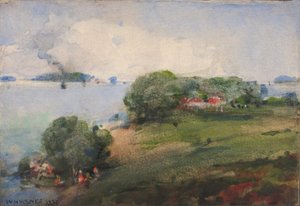 Udsigt over Potomac-floden af William Henry Holmes