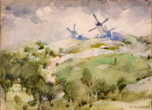 Vindmøller, n.d. af William Henry Holmes