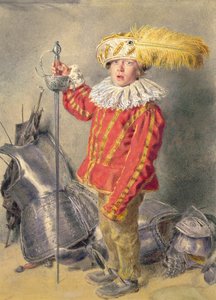 En kriger fed af William Henry Hunt