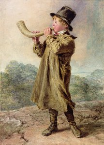 Ko dreng af William Henry Hunt
