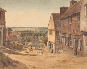 Dagnall Lane, St. Albans af William Henry Hunt