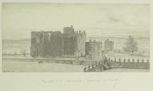 Hardwick Old Hall af William Henry Hunt