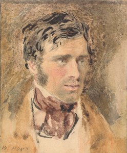 Portræt af en mand af William Henry Hunt