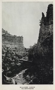 Canyons of Colorado: Williams Canon, The Amphitheatre (s/h foto) af William Henry Jackson
