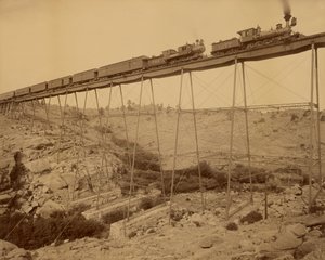 Dale Creek Bridge, Union Pacific Railway af William Henry Jackson