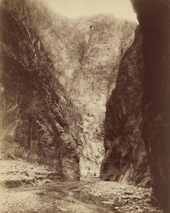 Diamond River Canyon,1885 (foto) af William Henry Jackson