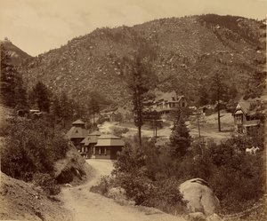 Iron Springs Hotel, Manitou af William Henry Jackson