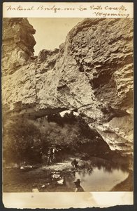 [Natural Bridge, set ovenfra, La Prêle Canyon, Wyoming]