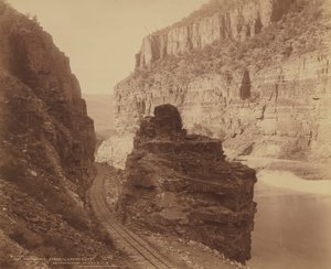 Portals, Grand River-kløften, Glenwood-forlængelsen, D.  R.G.R.R. af William Henry Jackson