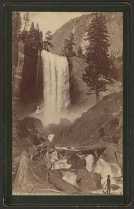 Vernal Falls. Yosemite. af William Henry Jackson