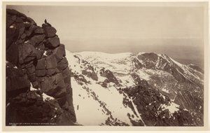 Mod vest fra toppen af Pikes Peak af William Henry Jackson