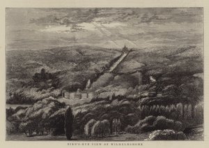 Wilhelmshohe i fugleperspektiv af William Henry James Boot