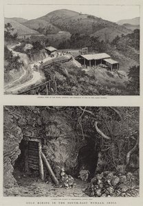 Guldminedrift i det sydøstlige Wynaad, Indien