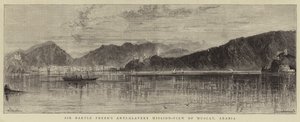 Sir Bartle Freres anti-slaverimission, udsigt over Muscat, Arabien af William Henry James Boot