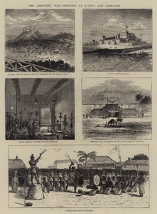 Ashantee-krigen, skitser ved Elmina og Coomassie