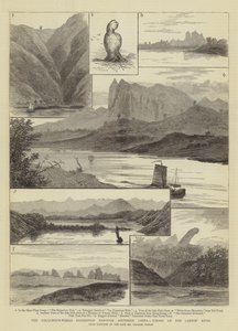 Colquhoun-Wahab-ekspeditionen gennem det sydlige Kina, scener på Canton-floden af William Henry James Boot