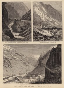 Færdiggørelsen af St Gothard-tunnelen af William Henry James Boot