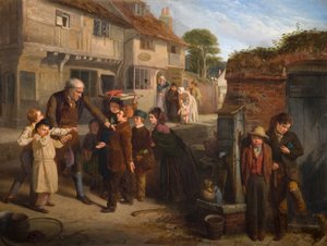 Det knuste vindue, 1855