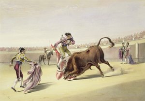Springet eller hoppet efter hornene, 1865 af William Henry Lake Price