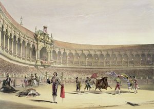 Plaza i Sevilla, 1865 af William Henry Lake Price