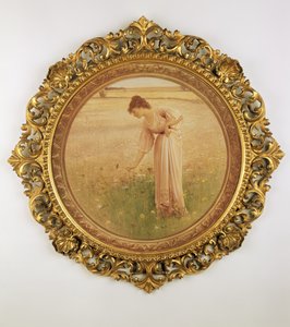 Markens blomster (mezzotint) af William Henry Margetson