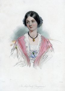 Lady Emily Dungarvon, 1800-tallet. af William Henry Mote
