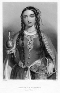 Matilda af Skotland, dronning af Henrik I, c1850
