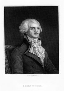 Maximilien Robespierre, en af lederne af den franske revolution, 1800-tallet