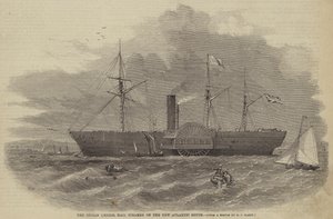 Det indiske imperium, Mail Steamer på den nye Atlanterhavsrute af William Henry Prior