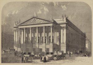 Det nye kongelige italienske operahus, Covent Garden, Edmund Barry, arkitekt