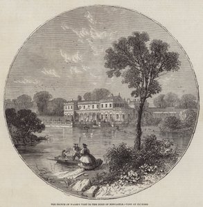 Prinsen af Wales besøg hos hertugen af Newcastle, View of Clumber