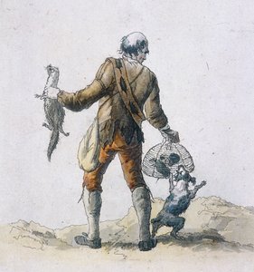 En rottefanger, Provincial Characters, 1804 af William Henry Pyne