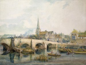Bedford Bridge, Bedford af William Henry Pyne