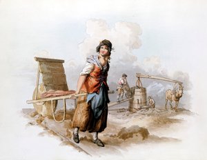 Brickfield, 1808 af William Henry Pyne