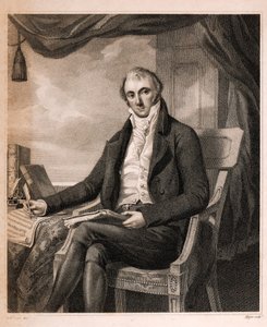 Portræt af pianist og komponist Joseph Wölfl 1773-1812, 1811. af William Henry Pyne