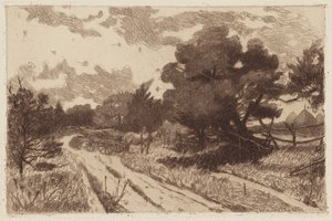 En Long Island Road af William Henry Shelton