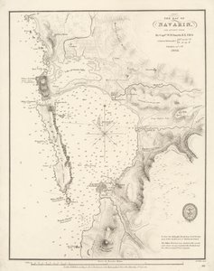 Navarino-bugten af William Henry Smyth