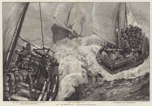 En redningsbådskonkurrence