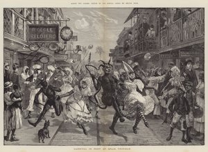 På tværs af to oceaner, karneval i Port of Spain, Trinidad