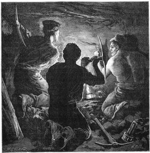 Kulmineulykke, Tynewydd Colliery, South Wales, april 1877 c1885 af William Heysham Overend