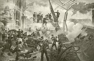 Farragut ved Mobile Bay (dybtryk)