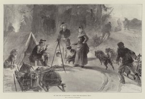 På vej til Klondike, et stop for middagsmåltidet