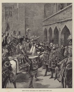 Dronning Victoria udråbt i St James