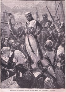 Modtagelse af Richard ved hans hjemkomst fra kontinentet 1194 e.Kr af William Heysham Overend
